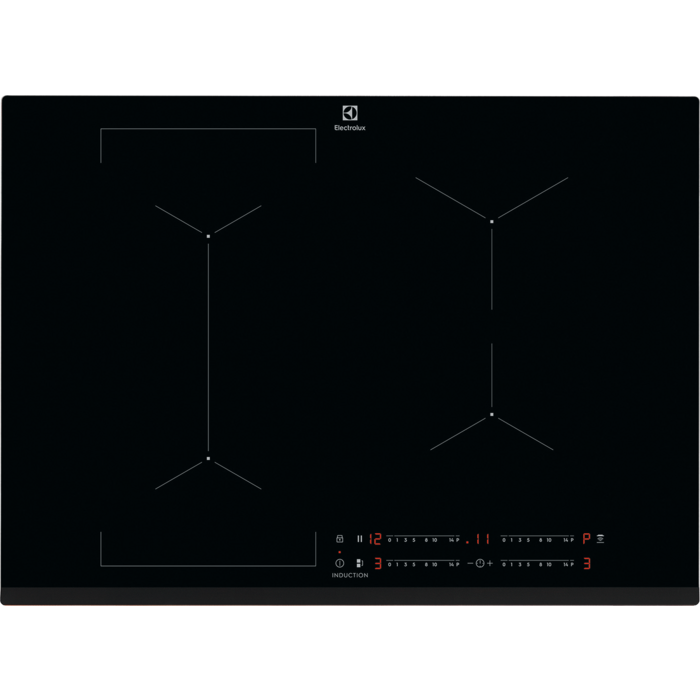 600 Bridge - Taque à induction, 71 cm